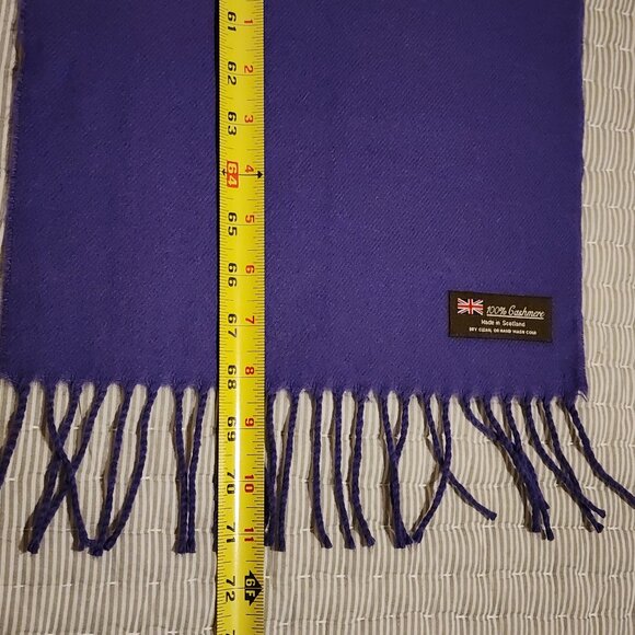 Violet 100% Cashmere Scarf - Picture 7 of 7